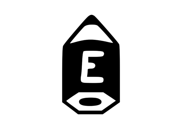 Cute Stubby Pencil with Mono E Graphics