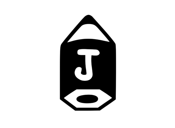 Cute Stubby Pencil with Mono J Graphics & Crafts