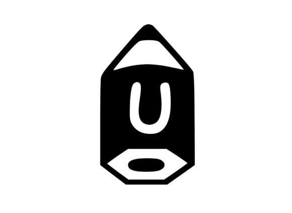 Cute Stubby Pencil with Mono U: Graphics & Crafts