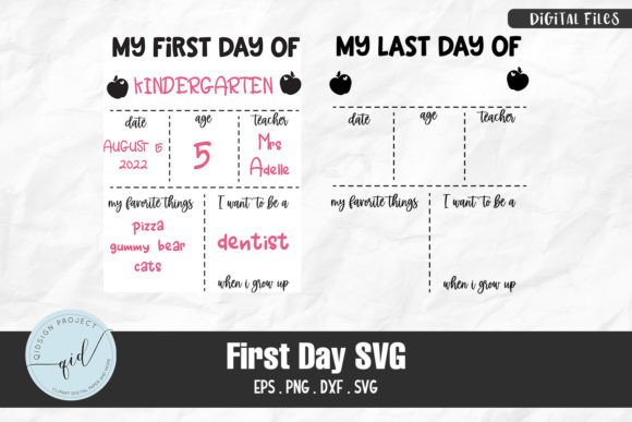 First Day of School Stats Sign SVG: A Versatile Graphic Design Asset for Content Creators