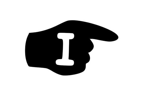 Pointing Hand with Playful Mono I: Graphics & Crafts
