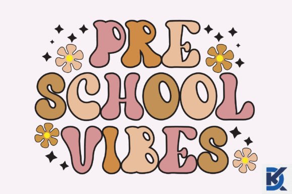 Preschool Vibes SVG for Crafts and Graphics