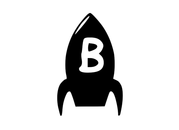 Space Rocketl with Playful Mono B: Graphics & Crafts