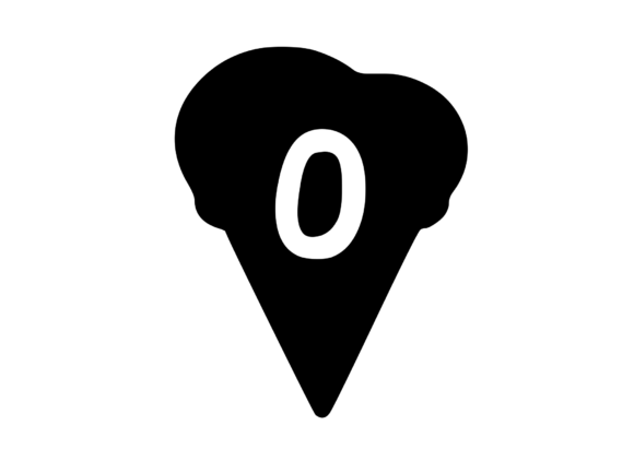 Yummy Ice Cream Cone with Mono 0